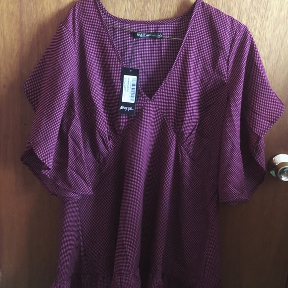 Nasty Gal Gingham Your Attention Ruffle Mini Dress - Picture 2 of 2